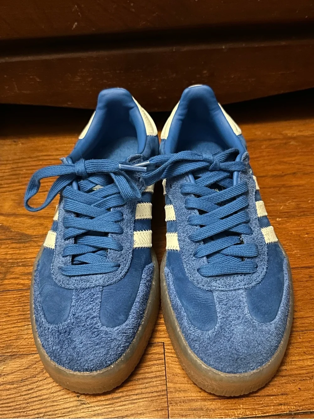 Adidas blue Sambae sneakers